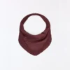Bandana de pele com folhos