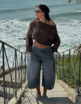 Bermudas de Denim largas