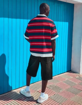 Bermudas longas de Denim – Calções e calções de Denim – Homem