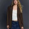 Blazer com fivela nas costas – Casacos e gabardinas