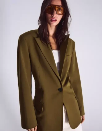 Blazer com fivela nas costas – Casacos e gabardinas