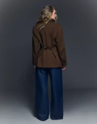 Blazer com fivela nas costas – Casacos e gabardinas