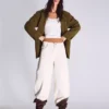 Blazer com fivela nas costas – Casacos e gabardinas