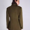 Blazer de riscas com botões duplos – Casacos e gabardinas