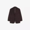 Blazer de riscas com botões duplos – Casacos e gabardinas