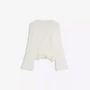 Blusa cruzada estampada