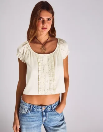 Blusa de manga curta – Camisas e blusas