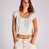 Blusa de manga curta – Camisas e blusas