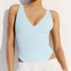 Body com alças e franzido
