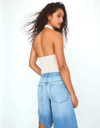 Body com decote halter