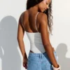 Body drapeado com alças