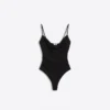 Body drapeado com alças