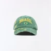 Boné bordado com o Brasil Boné bordado com o Brasil