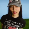 Boné bordado Ed Hardy X Bershka