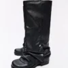 Bota plana para calças