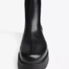 Botins de cano curto com detalhe elástico – Botins de cano curto