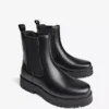 Botins de cano curto com detalhe elástico – Botins de cano curto
