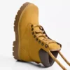 Botins de cano curto com detalhes acolchoados – Calçado