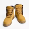 Botins de cano curto com detalhes acolchoados – Calçado