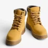Botins de cano curto com detalhes acolchoados – Calçado – Homem