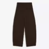 Calças baggy jogger super largas com pregas