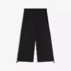 Calças capri técnicas com cordões – Calças