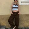 Calças Cargo Parachute – #Bershkastyle – Mulher