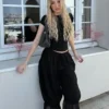 Calças curtas de renda com vira baixa – #Bershkastyle – Mulher