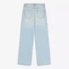Calças de Jeans de cintura alta, perna Wide Leg e corte Straight