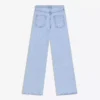 Calças de jeans de cintura baixa e perna reta