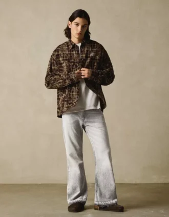 Calças de Jeans de corte reto e largo – Jeans