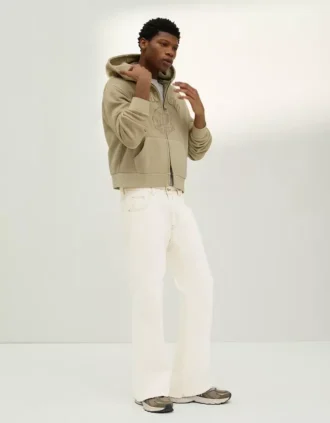Calças de Jeans de corte reto e largo – Jeans