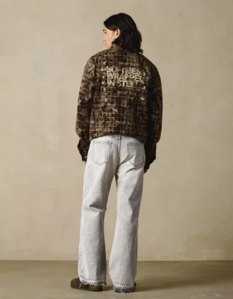 Calças de Jeans de corte reto e largo – Jeans