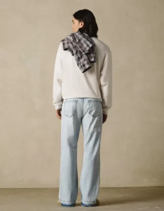 Calças de Jeans de corte reto e largo – Jeans