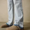 Calças de Jeans de corte reto e largo – Jeans