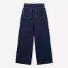 Calças de jeans de perna larga