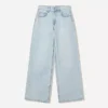 Calças de Jeans de perna larga – Calças – Mulher