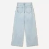 Calças de Jeans de perna larga – Calças – Mulher