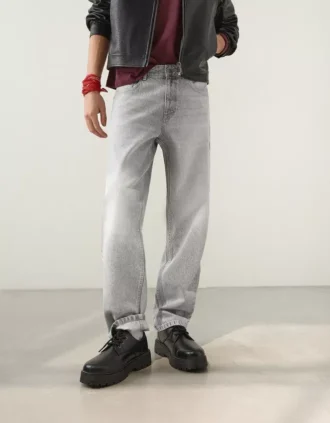 Calças de Jeans de perna reta – Calças de Jeans