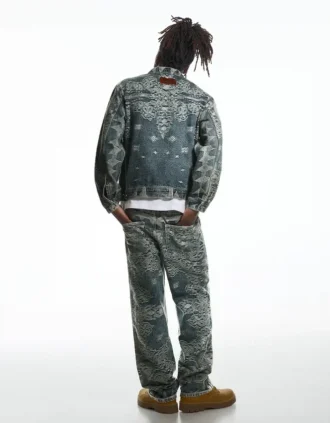 Calças de Jeans largas Aries X Bershka