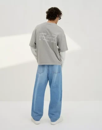 Calças de Jeans largas – Calças de Jeans