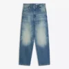 Calças de Jeans largas com fivela nas costas – Jeans