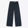 Calças de jeans largas de cintura média