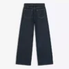 Calças de jeans largas de cintura média