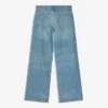 Calças de jeans largas de cintura média