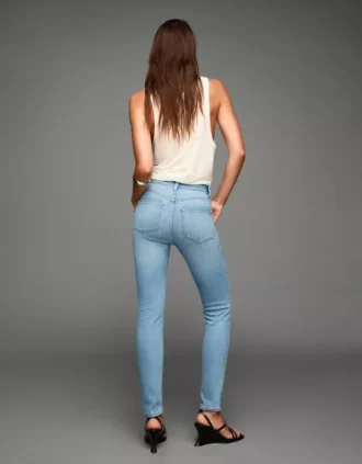Calças de Jeans Skinny de cintura alta – Calças