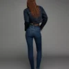 Calças de Jeans Skinny de cintura alta – Calças