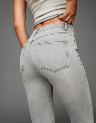 Calças de Jeans Skinny de cintura alta – Calças