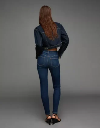 Calças de Jeans Skinny de cintura alta – Calças