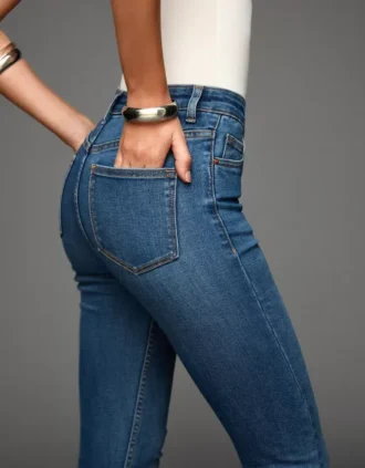 Calças de Jeans Skinny de cintura alta – Calças
